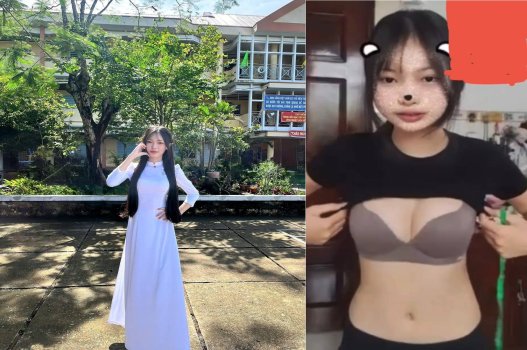 Lộ clip giường chiếu em lớp trưởng trong sáng